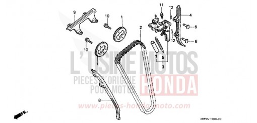 CATENA DISTRIBUZIONE CB750F2W di 1998